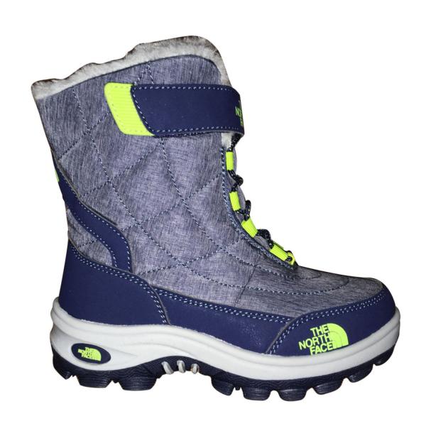 Velcro Pu Nylonwaterproof Snow Boots , Soft Warm Outdoor Boots For Kids