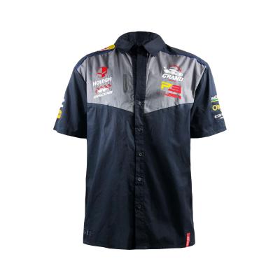 Sublimação Verão Manga Curta Camisa De Desporto De Equipa De Ciclismo Para Equipa De Pit Personalizada
