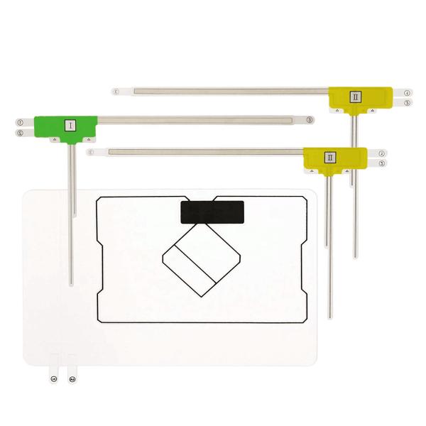 Japan ISDB-T Car Film Antenna with Vertical Polarization and Customizable Connector Type