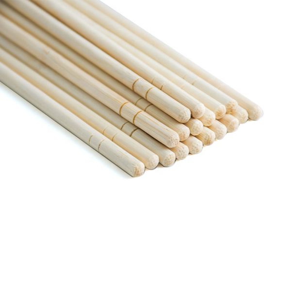 Custom Logo Printed Ramen Sushi Twin Chopstick Chinese Bamboo Disposable Chopsticks With Paper Package Sleeve