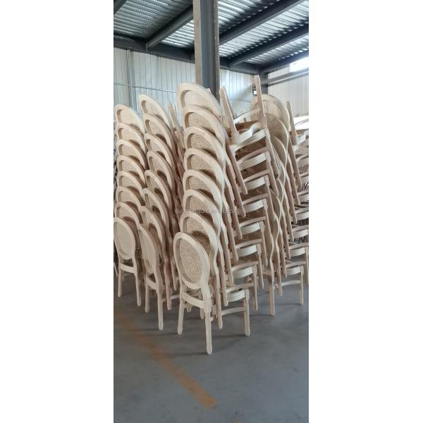 Embalaje de correo Y silla de boda de madera sólida para eventos y bodas