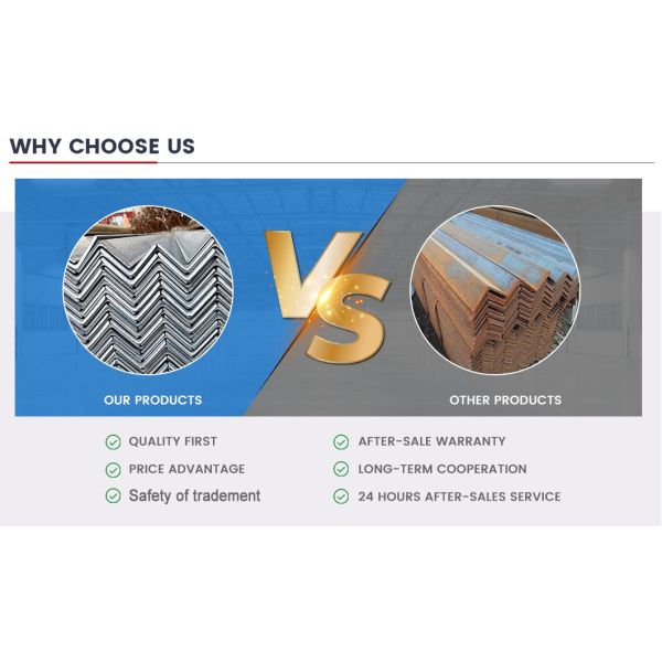 Galvanized Carbon Steel Angle Bar Rust Resistant Steel L Shaped Bar Commonly Applied in Structural and Engineering Fields