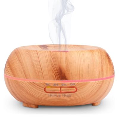 Temporizador de madeira do difusor 3H do aroma do óleo essencial da grão 20ML/h 20sqm