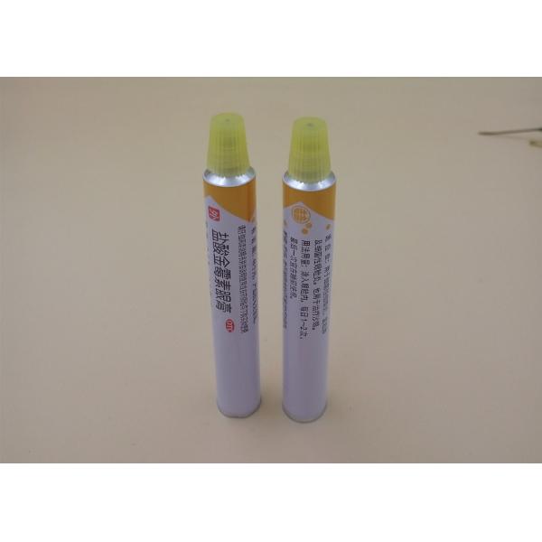 Cream Aluminum Tubes Packaging , 3 - 10 Gram Capacity Ointment Packaging
