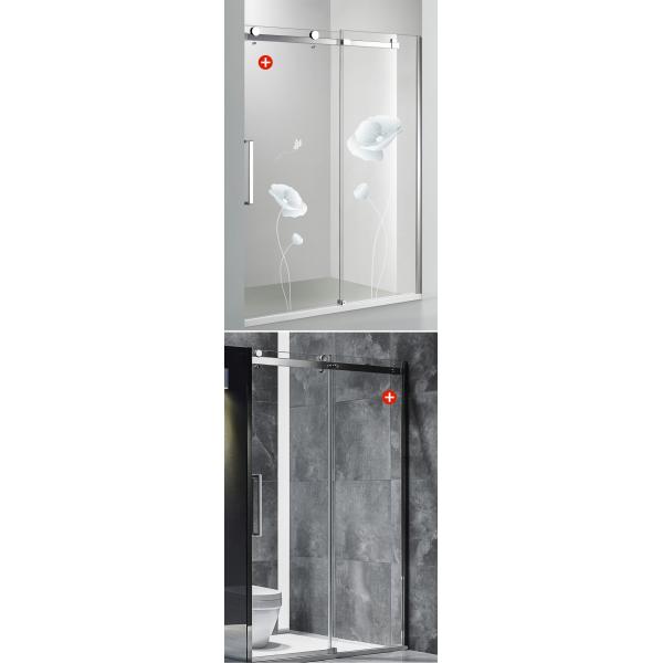 304 Нержавеющая сталь Стекло оборудование для современных сараев двери Душ без рамы дизайн стиль