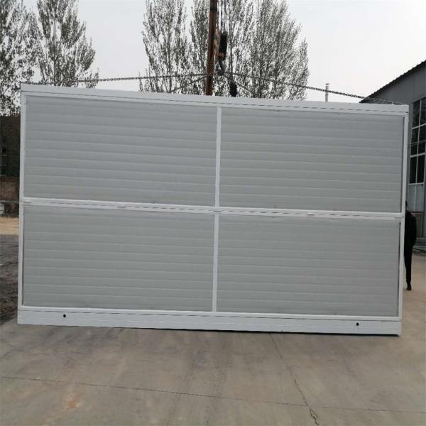 Casas de contêineres dobráveis pré-fabricadas portáteis de 20 pés com estrutura de aço galvanizado