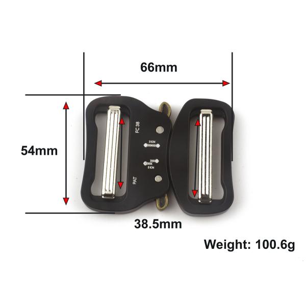 High Strength Center Bar Belt Buckles / OEM Center Bar Roller Buckle