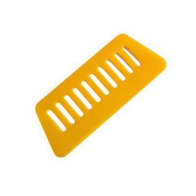 Yellow Ultra Thin Window Tinting Tools Glass Film Installation Scraper Lightweight