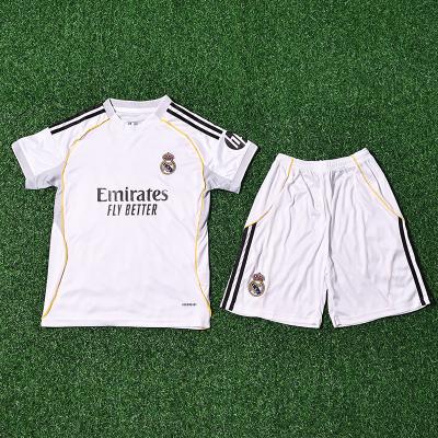 Personnalisation de l'équipe Maison Enfants Maillots de football pour le Real Madrid Saison 2025-2026