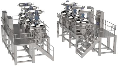 PLC Conntrol Vacuum Homogenizer Machine For Shampoo Toothpaste Production