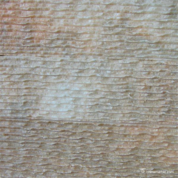 Pink And White Marble Thin Stone Veneer Panels For Walls Or Barbeque Areas