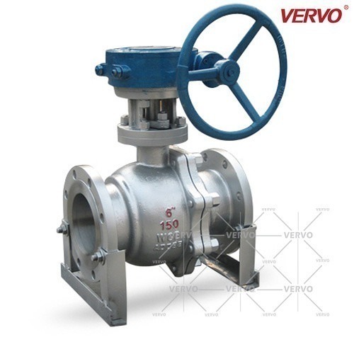 DN150 2 Pc Ball Valve A216 Wcb Rf Lcc Cast Steel A217 Wc5 Wc6 Wc9 A352 Lcb Lcc