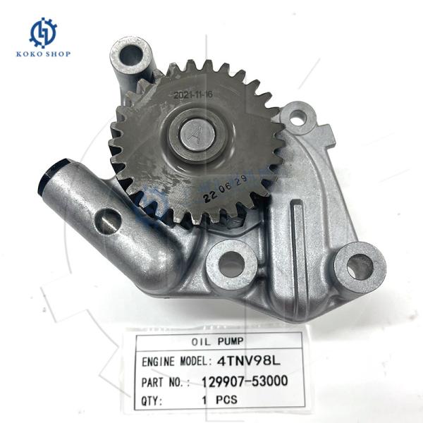 129907-53000 129907 Engine Oil Pump 4TNV98L Diesel Engine Parts For Yanmar Excavator Engine Spare Parts