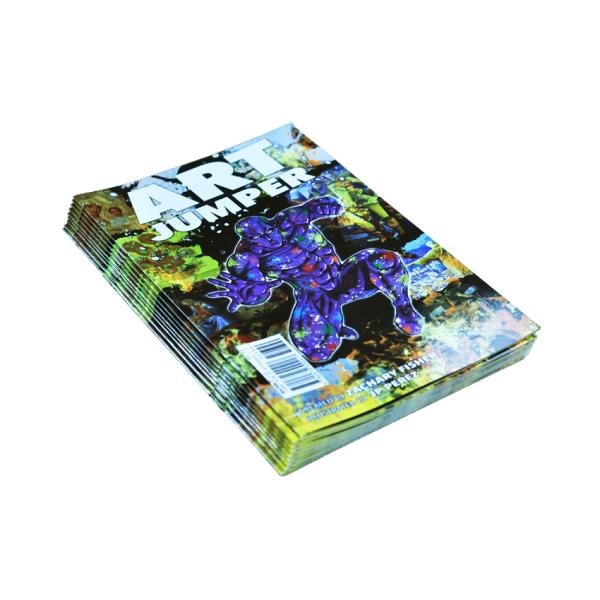 Glossy C2S Art paper Soft Cover Book Printing , 168x260MM Adult Comic Book Printing