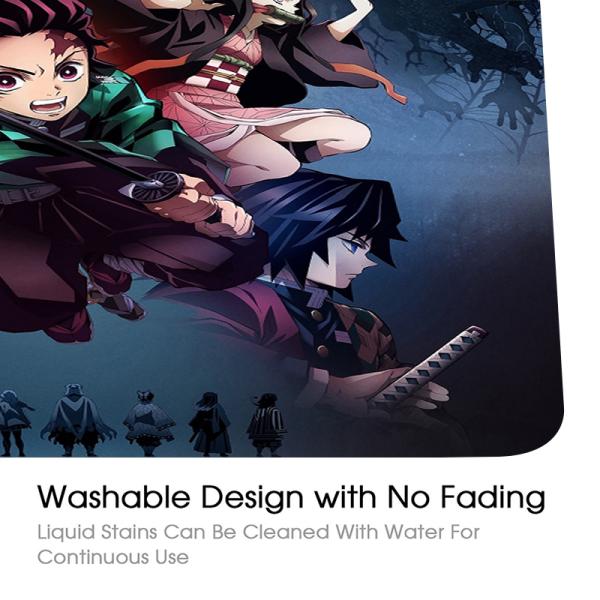 Demon Slayer Desk Mats Xxl Super Fine Surface Anti Slip Waterproof 35X60 Custom Size Mouse Pads Print Office