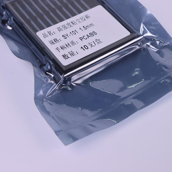 Os Abs brancos colam o silicone de limpeza esparadrapo pegajoso do cotonete do gel para os sensores LCD da câmera