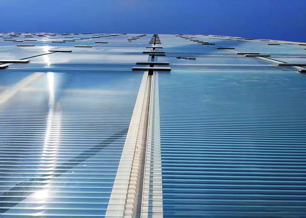 Carved SGP Laminated Glass , 4mm Low Iron Laminated Glass