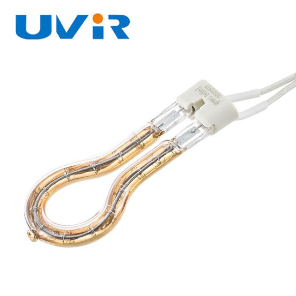 UVIR 450W Gold Coated Tungsten Filament Ring Infrared Lamp