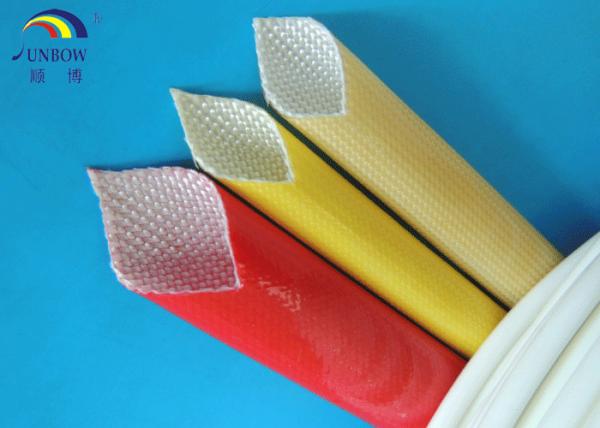SUNBOW RoHS 155C F grade  Dielectric Insulation PU Fiberglass Sleeving for Motors
