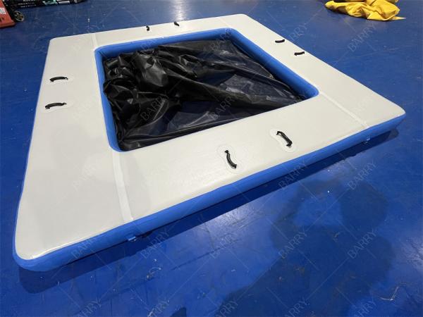 Inflatable Anti-Jellyfish Sea Yacht Pool Floating Ocean Island Tent Swimming Inflatable Sea Pool With Net