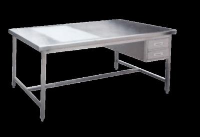 Hospital Stainless Steel Medical Table , Dressing Inspection And Package Table With Light