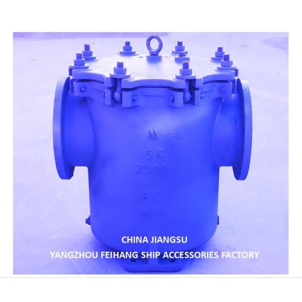 JIS 10K-250A  Can Water Filter&Marine Can Water Filter 10K-250A & Cast Iron Can Water Strainers IMPA 872011 10K-250A