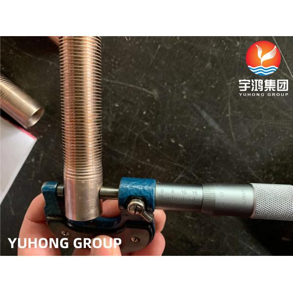 ASTM B111 UNS C70600 Медная никелевая сплавная трубка теплообменник низкопрядистая трубка