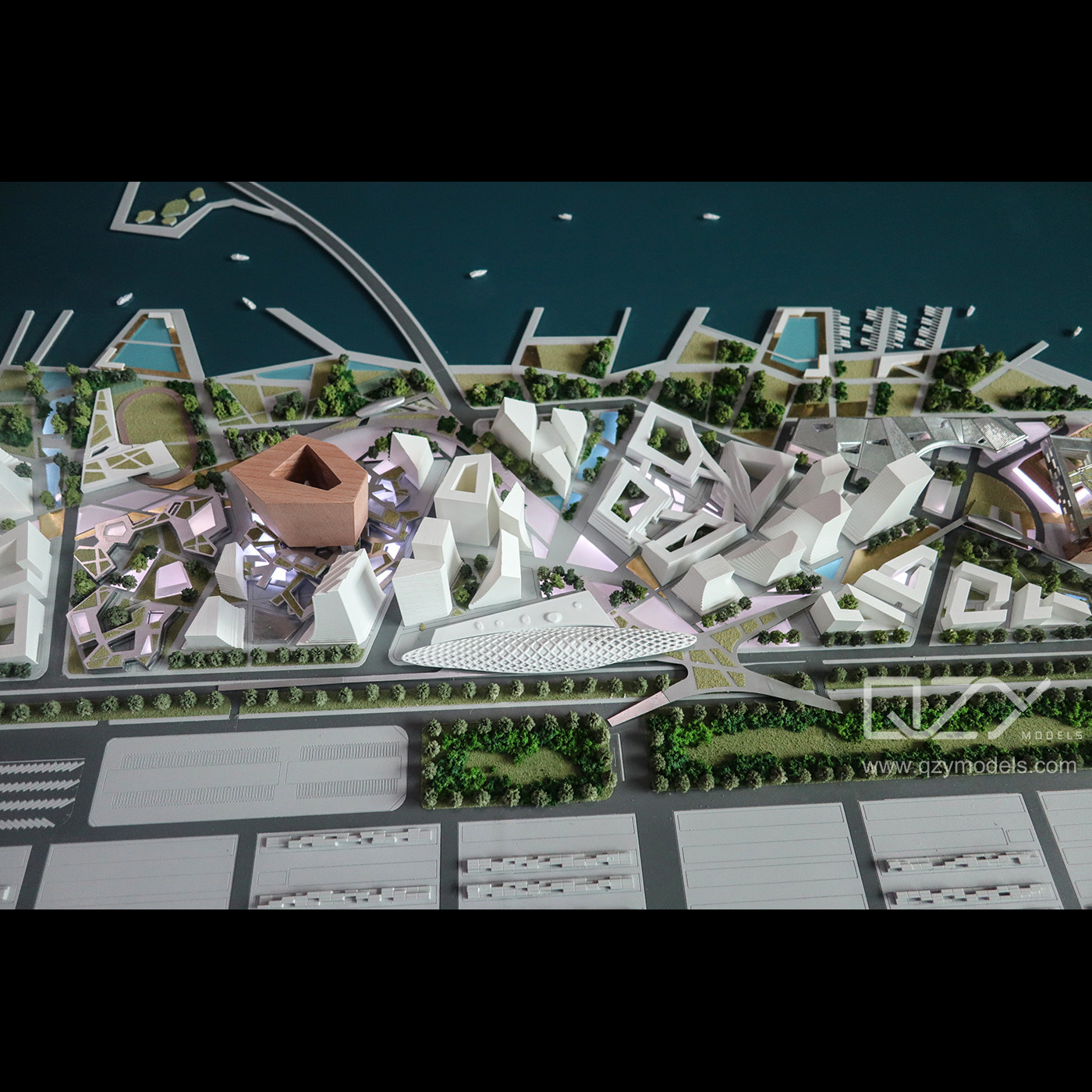 Модели городского планирования - NBBJ -1:2000 Tencent Da Chan Bay Master Plan Model