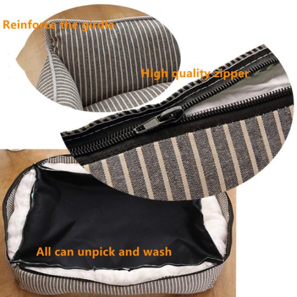 Дно выскальзывания мягкой Washable Breathable кровати спать собаки прямоугольника анти-