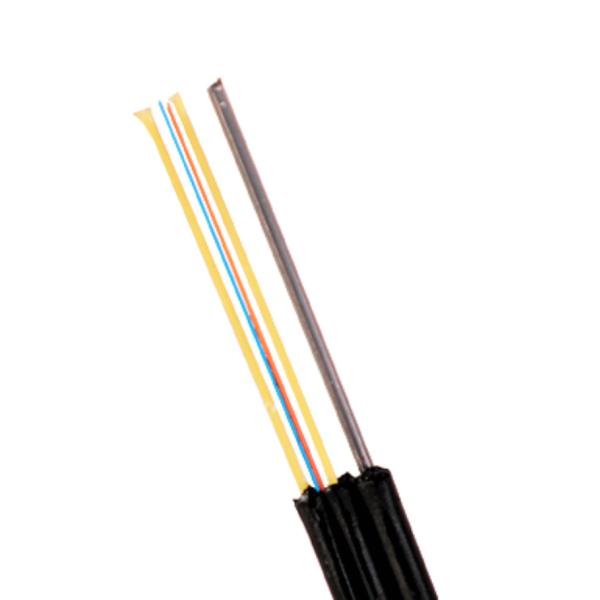 Three Steel Wire Telecom FTTH Fiber Optic Cable Outdoor GJYXFCH-2B