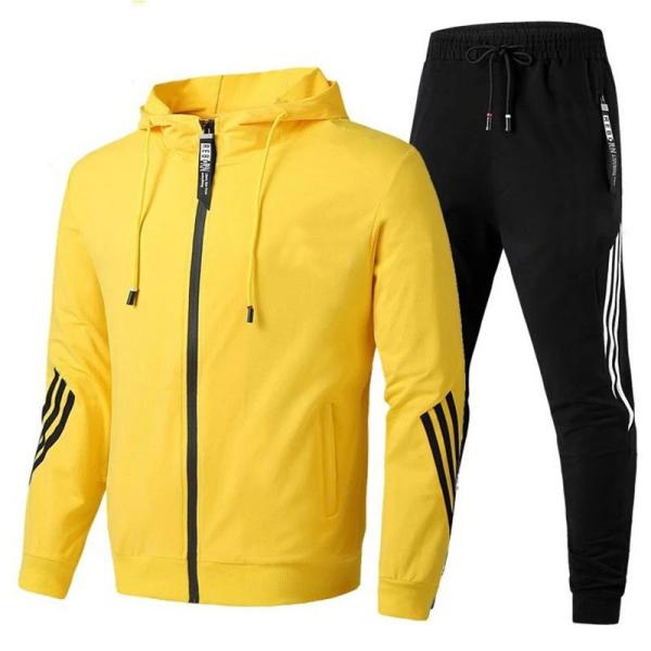 Spot Goods Men's Two-Piece Sets for Custom Blank Breathable Sportswear Rash Guard Suit