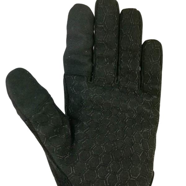 Luvas de couro resistentes da busca das luvas ASTM F2878-10 da agulha do preto de Hysafety