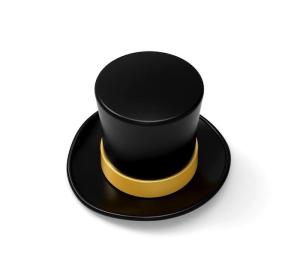 Eco-Friendly Zinc Alloy Perfume Bottle Caps In Classical Gentleman Cap Design