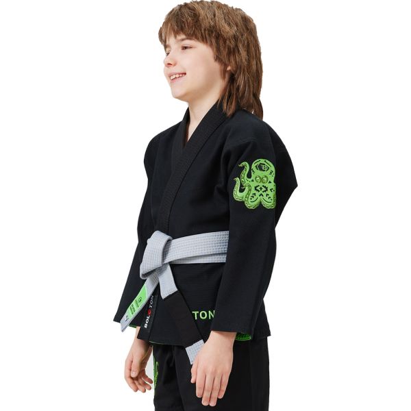 Customized Logo 100% Cotton 350 GSM Pearl Weave Jiu Jitsu Gi BJJ Kimono for Martial Arts Training