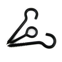 INCH Mesure Fer Oeil vis Crochet Oxyde noir Haute précision pour la fixation