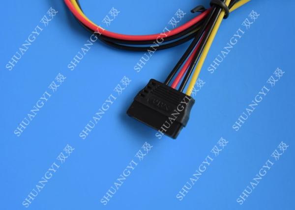 Internal 15 Pin Male To Female SATA Data Cable For Computer IDC Type