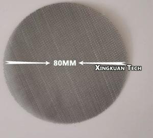 PP材料の製造用 80mm Dia 50meshx0.23mm ワイヤ網フィルターディスク