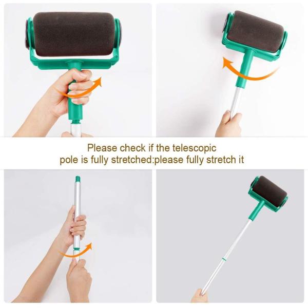 PP регулируют кромкострогательный станок бегуна краски Pro собираннсяый роликом для стены домашнего офиса