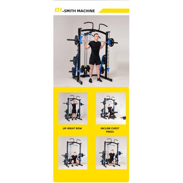 Home Gym Fitness Equipment All in One Trainer Smith Machine for Up and Down Training