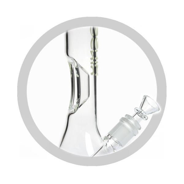 10 Inches Glass Beaker Bong Luminous Phoenix Logo Glass Smoking Water Pipe Ice Bongs Hookah