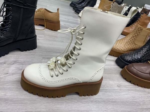Microfiber TPU PVC Leather Sneaker Booties For Women And Man
