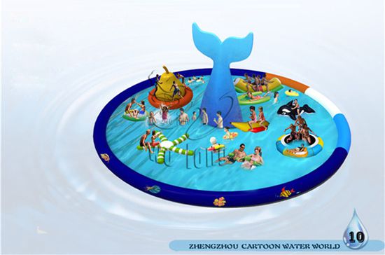 hot summer inflatable water park for sale