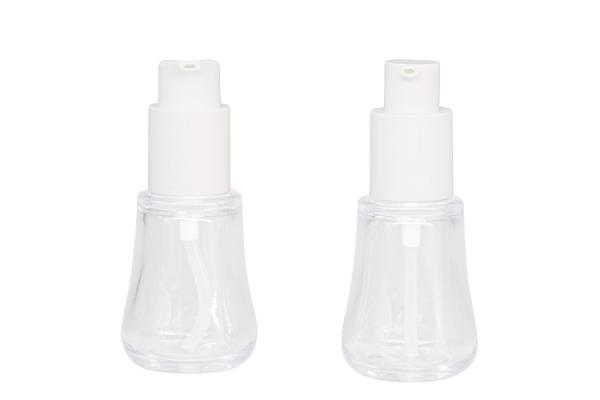 30 ml de cor e logotipo personalizados PETG garrafa de parede pesada garrafa de bomba de loção PP UKL20