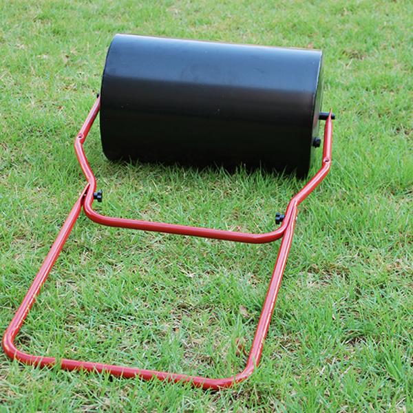 Adjustable High Efficiency Grass Aerator Roller Outdoor Handle Steel Yard Roller