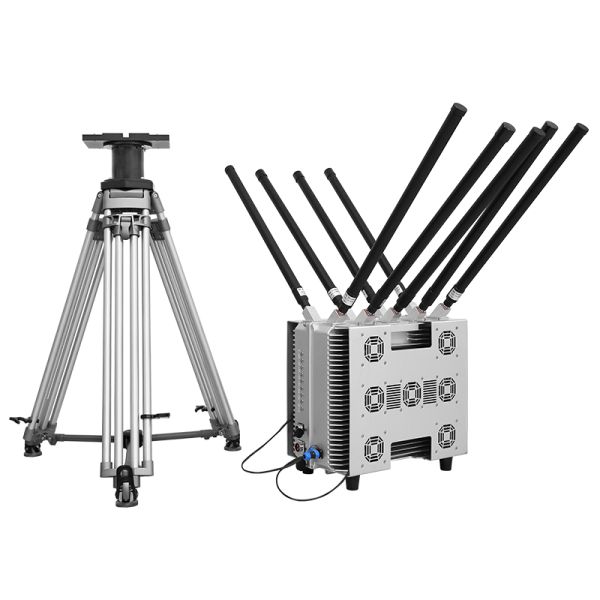 Omnidirectional drone jammer 10km detection fix outdoor equipment