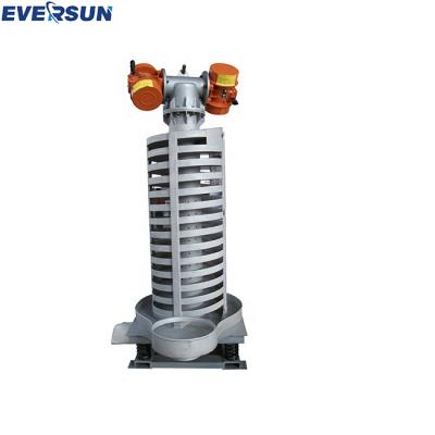A água refrigerou o elevador vertical espiral do transporte de parafuso para as partículas de borracha