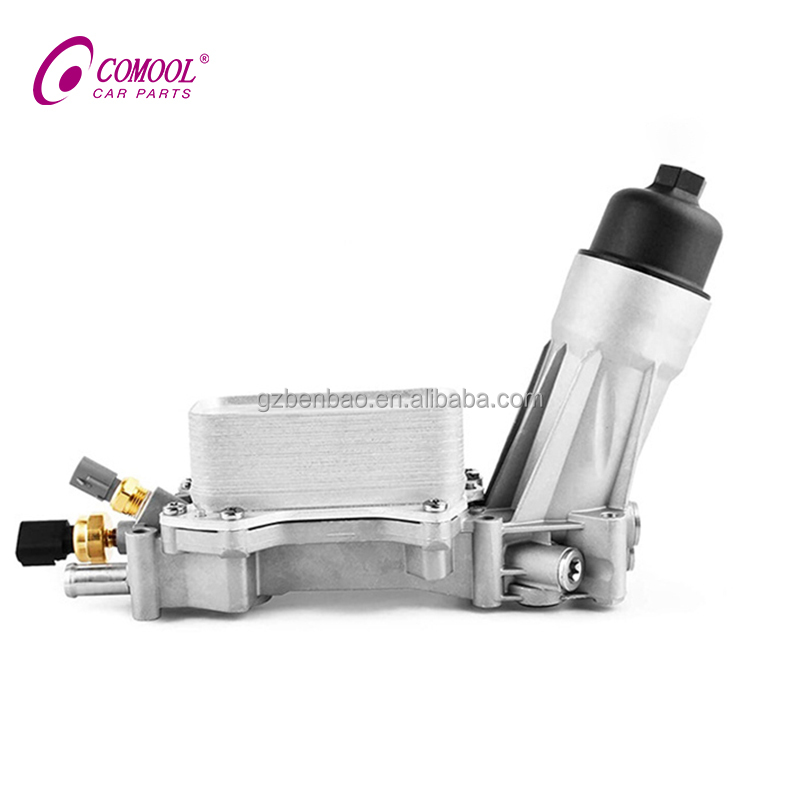 COMOOL Auto Parts Aluminum Oil Cooler Filter Housing Assembly 68105583AF for 2011-2016 Chrysler Dodge jeep Oil Filter 3.6L