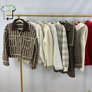 Comfortable Warm Second Hand Overcoat Fashion Used Winter Clothes Bales Clean 95%