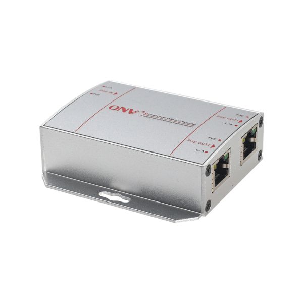 Metal Housing 3 Port Gigabit PoE Extender With Smart PoE Power Supply
