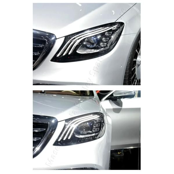 Faros LED para Mercedes Benz 2014-2017 Clase S W222 Actualice su modelo de automóvil W222